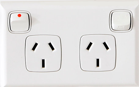 Australian power outlet