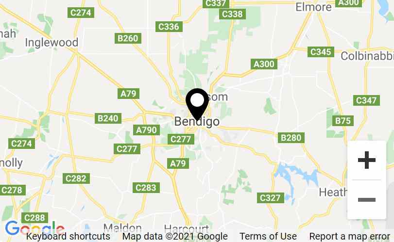 Bendigo electricians google maps service area